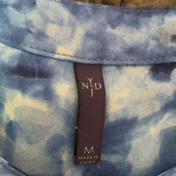 NYDJ soft blues blouse - Picture 2 of 3